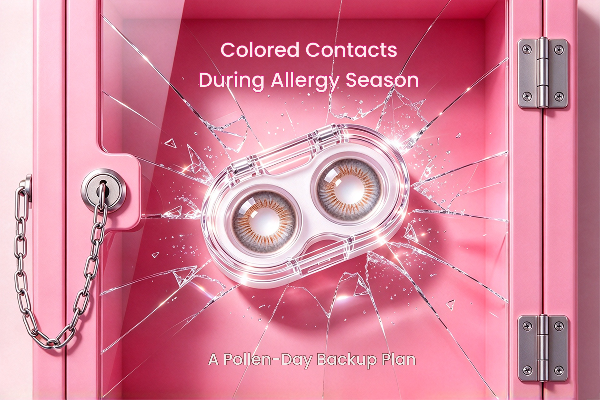Colored Contacts During Allergy Season: A Pollen-Day Backup Plan