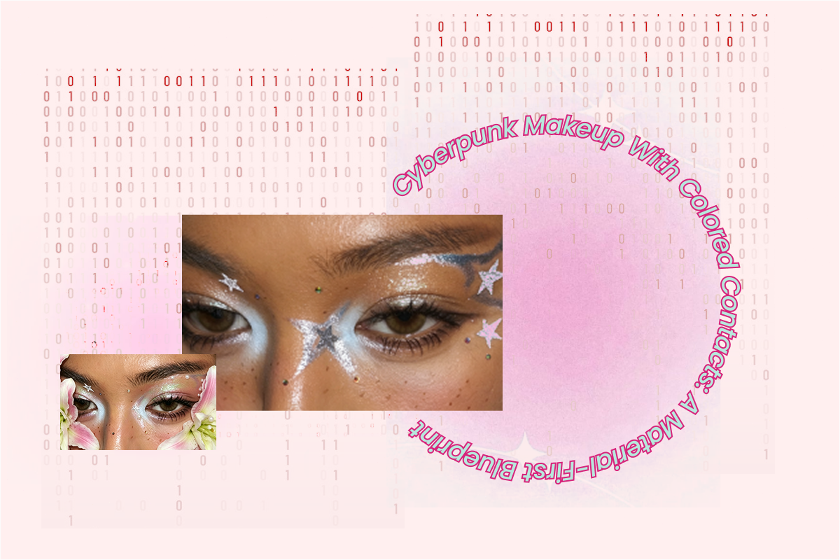 Cyberpunk Makeup With Colored Contacts: A Material-First Blueprint