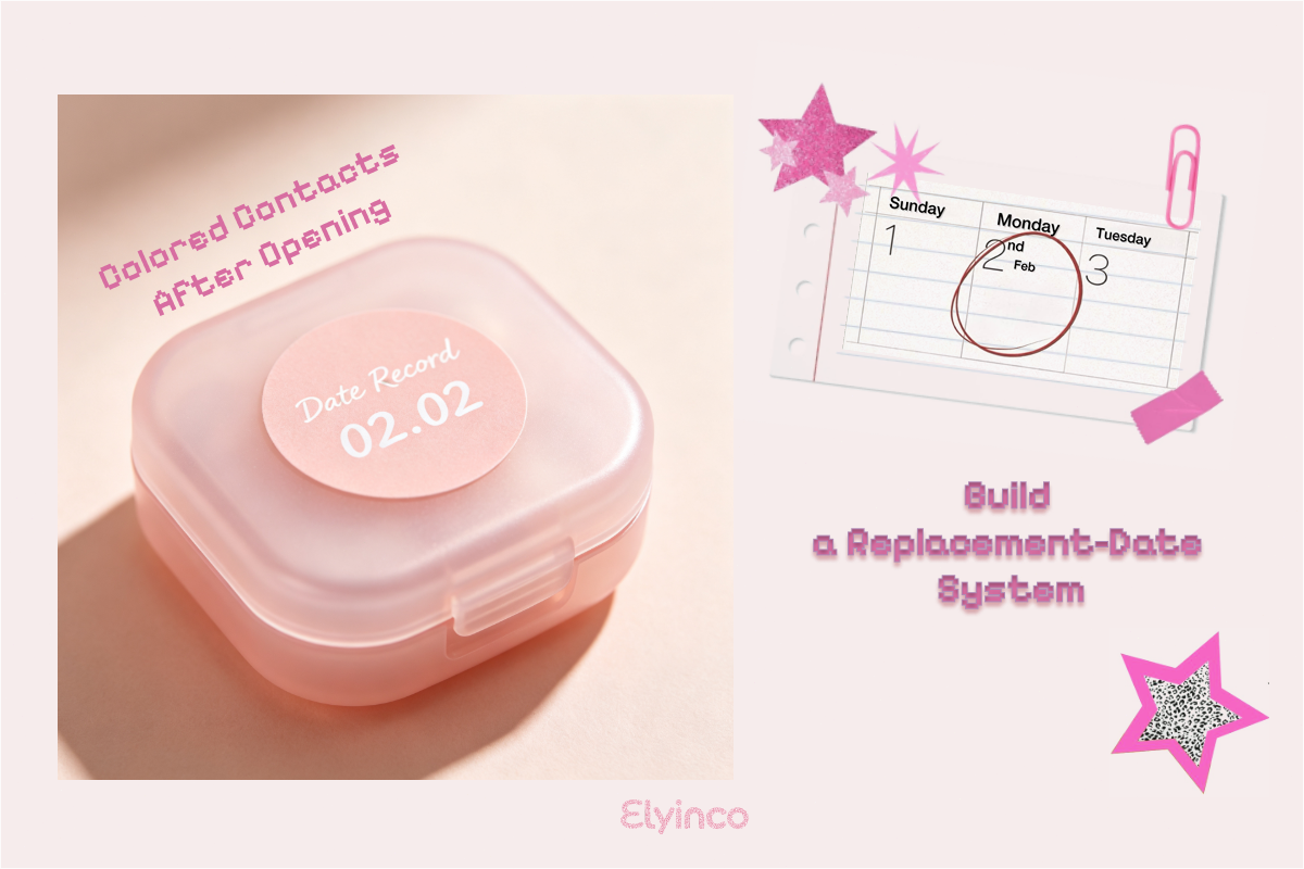 Colored Contacts After Opening: Build a Replacement-Date System